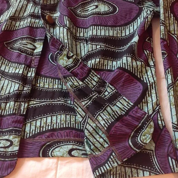 Handmade Vintage Patterned Jacket Size Small - Picture 6 of 6